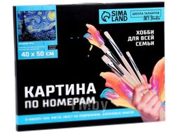 Картина по номерам Школа талантов Звёздная ночь / 5135001