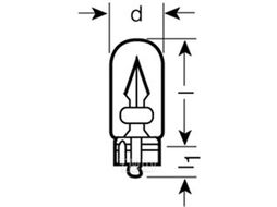 Лампа OSRAM Original Line (W3W) 12V 3W W2.1x9.5d качество ориг. з/ч (ОЕМ) 2821