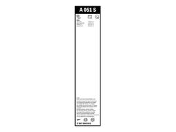 Комплект щеток стеклоочистителя 2шт. Aerotwin A051S 530/530mm (крепл. клемма) SKODA Fabia/Roomster 06-,10- BOSCH 3397009051