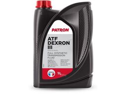 Жидкость гидравлическая 1л - ALLISON C4, FORD MERCON, GM DEXRON II-E/DEXRON III-G, MB 236.5/236.9, VOITH H55.6335xx, VOLVO 1161521/97340/97341, ZF TE-ML 03D/04D/09/11B/14/17C PATRON ATF DEXRON III 1L ORIGINAL