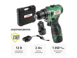 Дрель-шуруповерт аккумуляторная Hammer ACD12BLC