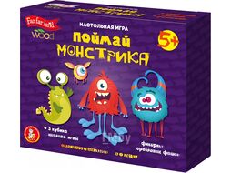 Игра настольная "Поймай монстрика", деревянные фишки Десятое Королевство 5680