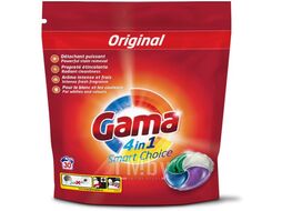 Капсулы для стирки GAMA 4-в-1, 30 шт*22г Smart Choice