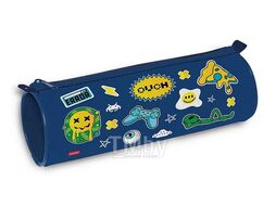 Пенал мягкий тубус 210х70 "Стикеры", полиэстер Hatber NPt_60121