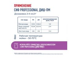 Средство д/мытья посуды в посудомоечной машине "Professional ДИШ-ПМ" 5 л, концентрат СИФ 90008312
