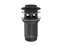 Умывальник со смесителем Lauter 21886 + Reef 21CK8678BS + сифон 21635B + дон.клапан 21190B (черный матовый)
