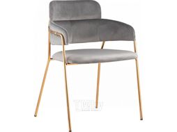 Стул Stool Group Полин / FDC6085 LIGHT GREY FUT-79 (вельвет светло-серый)