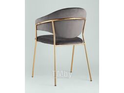 Стул Stool Group Эвита / FDC8022 DARK GREY FUT-81 (вельвет темно-серый)