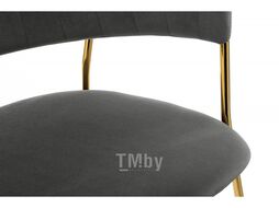 Стул Woodville Kamelia / 15320 (gold/gray fabric)