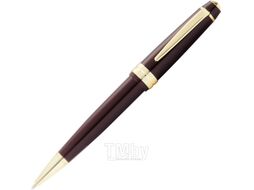 Ручка шариковая имиджевая Cross Bailey Light Polished Burgundy Resin and Gold Tone / AT0742-11 (красный)