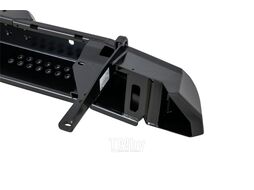 Бампер силовой задний Toyota Land Cruiser 200 2012-2015 с квадратом под фаркоп и фонарями Риф RIF200-22150