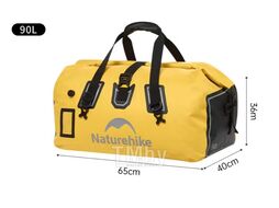 Гермосумка 90 л ПВХ (желтая) Naturehike CNK2450XB015-90Y