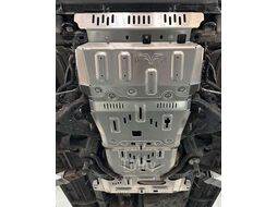 Защита радиатора, картера, РК, КПП для Toyota Land Cruiser Prado 120 (4.0), алюм. 8 мм Falcon 8119381284A