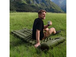 Коврик надувной FC01 200х60х6,5 см, с подушкой, зеленый Naturehike CNK2550WS019-65PAGR