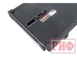 Крышка кузова для Mitsubishi L200 2024+, трёхсекционная 1545x1600/1550 мм, алюминиевая, черная Риф ZT53B