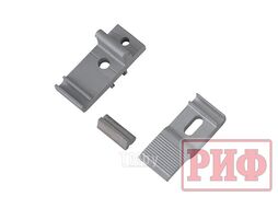 Крышка кузова для Mitsubishi L200 2024+, трёхсекционная 1545x1600/1550 мм, алюминиевая, черная Риф ZT53B