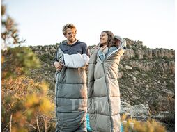 Мешок спальный Envelope M300, (190+30)х80 см, (левый) (ТК: +6C), серый Naturehike NH20MSD02-GM300-L