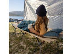 Раскладушка XJC04 190х65х38 см, до 155 кг, черная Naturehike NH19JJ006-BL