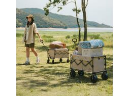 Тележка туристическая Light 72х43х92,5 см, 50 л, коричневая Naturehike CNK2350JJ012-LBR50