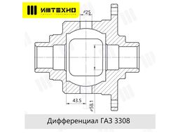 Блокка ГАЗ 3308 ИЖ-ТЕХНО G-AX-BL-3308