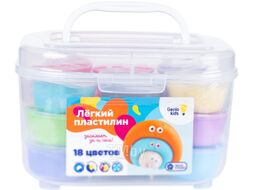 Пластилин легкий Genio Kids Легкий пластилин / TA1724 (18 цветов)