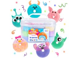Пластилин легкий Genio Kids Легкий пластилин / TA1724 (18 цветов)