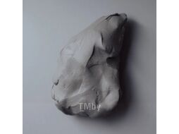 Пластилин скульптурный Малевичъ 810027 (500г, мягкий, серый)
