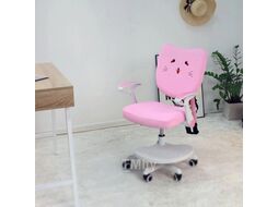 Кресло детское AksHome Catty White (котенок розовый)