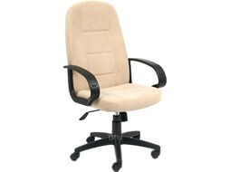 Кресло офисное Tetchair СН-747 флок (бежевый)