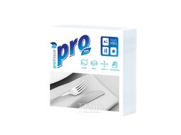 Салфетки бумажные , 2 слоя (100 листов 33х33, сложение 1/8) PROtissue С233