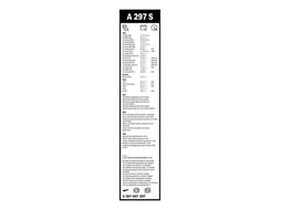 Комплект щеток стеклоочистителя 2шт. Aerotwin A297S 600/500mm (крепл. клемма special) AUDI A4 07- A5 09- A7 10- Q5 08- BOSCH 3397007297
