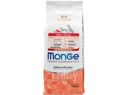 Сухой корм для собак Monge Speciality Line Monoprotein с лососем и рисом (7.5кг)