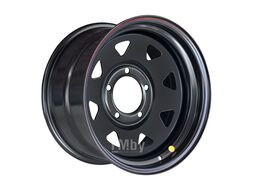 Диск усиленный Toyota Land Cruiser 100/105 стальной черный 5x150 9xR17 d113 ET-24 (треуг. мелкий) OFF-ROAD Wheels 1790-55013BL-24A17