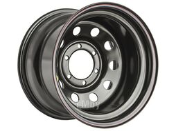 Диск усиленный Тойота Ниссан стальной черный 6x139,7 10xR16 d110 ET-44 OFF-ROAD Wheels 1610-63910BL-44