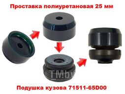 Лифт кузова Suzuki Jimny 25 мм лайт 1998-2019 г.в. Tuning4WD KTBY-2577