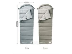Мешок спальный Envelope M180, (190+30)х80 см, (правый) (ТК: +12C), серый Naturehike NH20MSD02-GM180