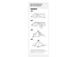 Палатка Pyramid, 2-местная, бежевая Naturehike CNK2300ZP025-KH