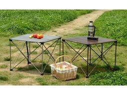Стол туристический алюминиевый, 69,5х69,5х56 см, складной, серый Naturehike NH16Z016-L-BTI