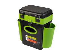 Ящик рыболовный зимний FishBox (10л) зеленый Helios 156316