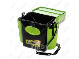 Ящик рыболовный зимний FishBox (10л) зеленый Helios 156316