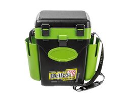 Ящик рыболовный зимний FishBox (10л) зеленый Helios 156316