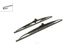 Комплект щеток стеклоочистителя 2шт. TwinSpoiler 728S 550/475mm BOSCH 3397001728