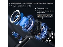 Видеоэндоскоп WIFI 2 камеры, 3.5Мп, 2560x1440, 3м, 5.5 мм зонд iCartool IC-V803-3