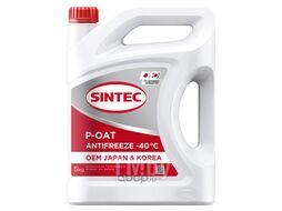 Антифриз Antifreeze OEM Japan&Korea P-OAT КРАСНЫЙ 5kg (4,4л) (ГОТОВЫЙ) -40С JASO M325 Sintec 102207