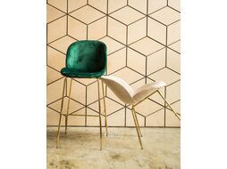 Стул барный Stool Group Турин / 8319TB (экокожа коричневый/черные ножки)
