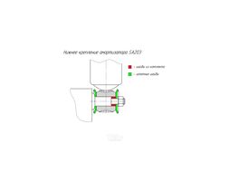 Амортизатор задний Mitsubishi L200 2005-2015/Nissan Navara D22 (NP300) лифт 40 мм Риф SA203