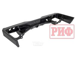 Бампер силовой задний Toyota Land Cruiser 76 2007+ с квадратом под фаркоп и фонарями Риф RIF076-21150