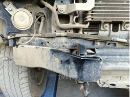 Бампер силовой передний Nissan Patrol Y61 2004+ с доп. фарами и защитной дугой Риф RIFY61-10350-04