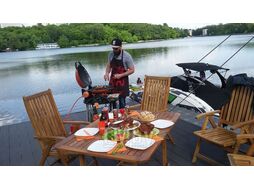 Гриль газовый 800T синий (в комплекте адаптер тип А) O-GRILL 800T_BLUE