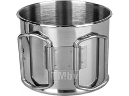 Кружка 300ML металлическая (нержавеющая сталь), со складными ручками Тонар T.TK-035-300